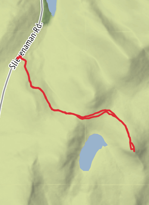 Slieve Doan mobile static map