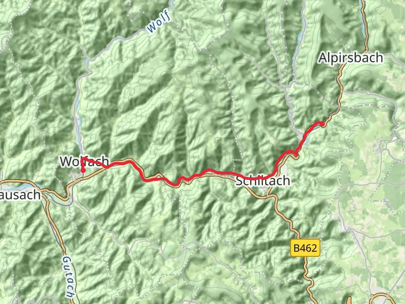 Schenkenzell to Wolfach Walk