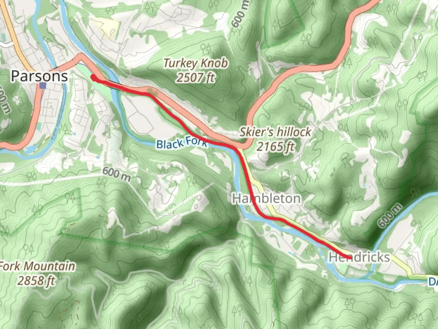 An image depicting the trail Allegheny Highlands Trail - Mill Race and its surrounding area.