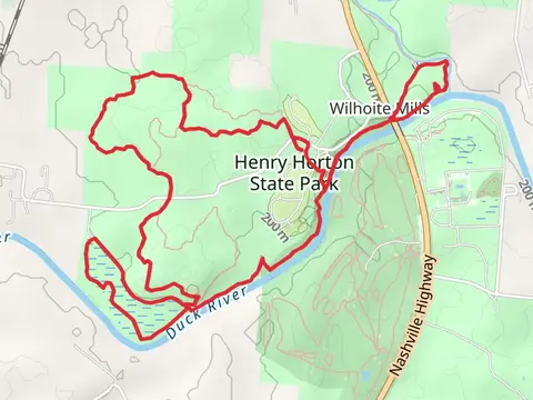 Wilhoite Mill, Adeline Wilhoite River and Hickory Ridge Outer Loop Trail