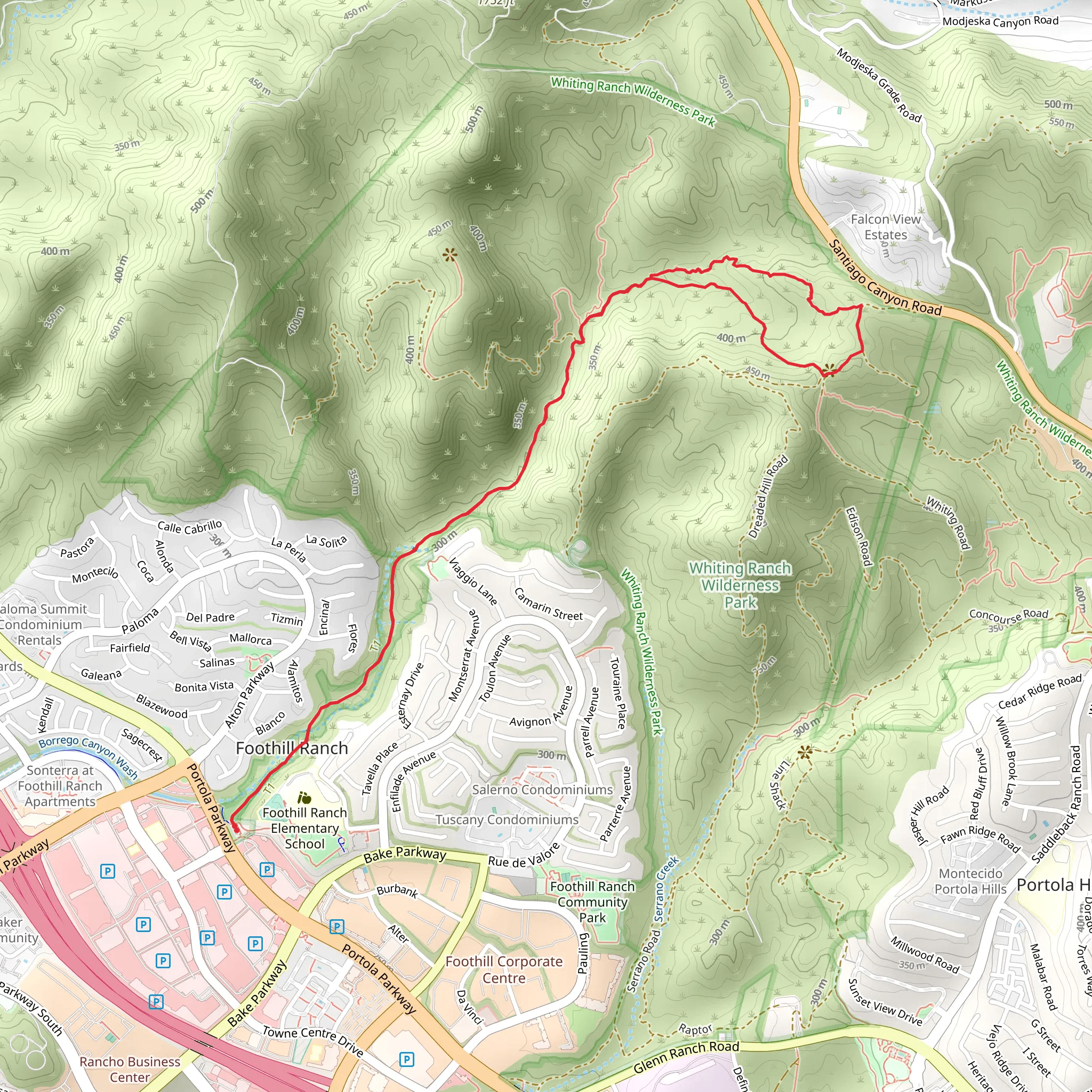 Billy Goat and Mustard Road Loop mobile static map