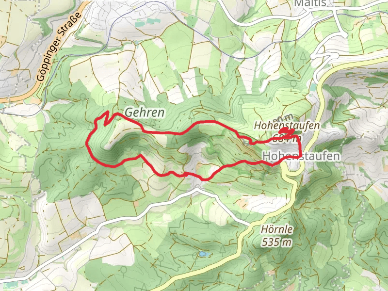 Hohenstaufen via Nebenlinie des Sav