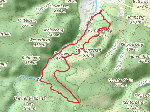 Nagelhuettenteich and Kammerberg via Bremer Weg