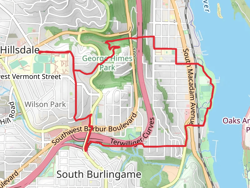 George Himes, Willamette Greenway and Red Electric Loop Trail