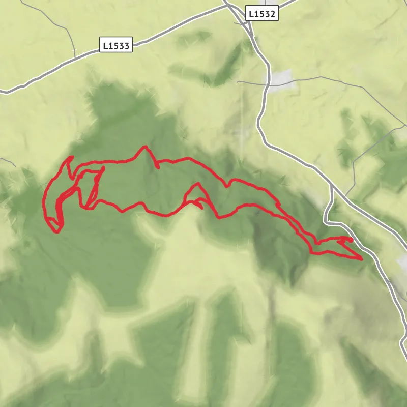 Ballyhoura Red MTB ( New Fork  Lyrik)  mobile static map