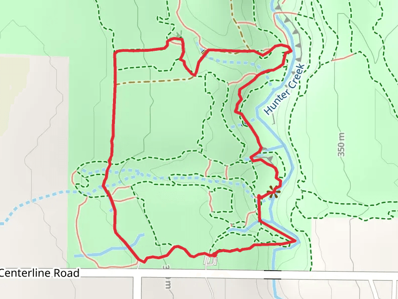 Hunters Creek and Spring Falls - Pink Trail Loop