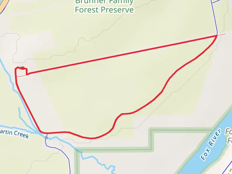 Brunner Trail and Airstrip Trail Mowed Loop