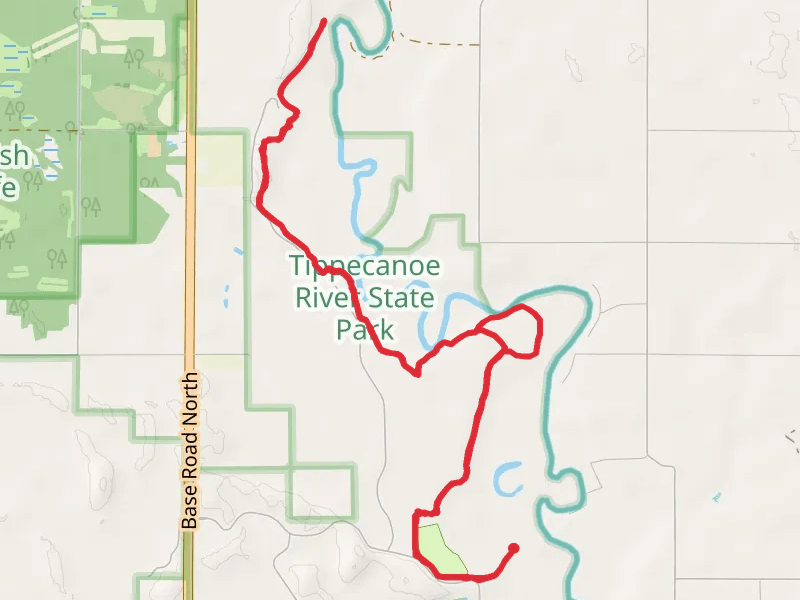 Tippecanoe River via Trail 4 and Trail 5