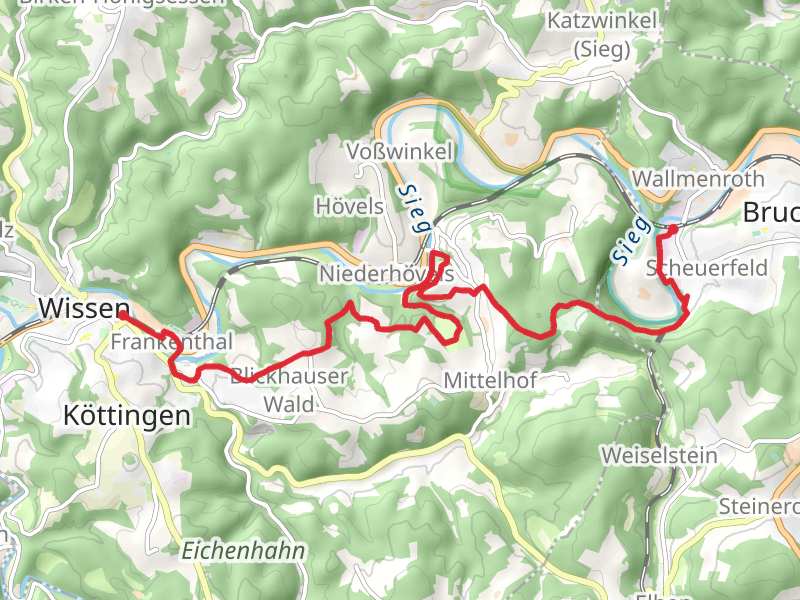 Wissen to Scheuerfeld Walk