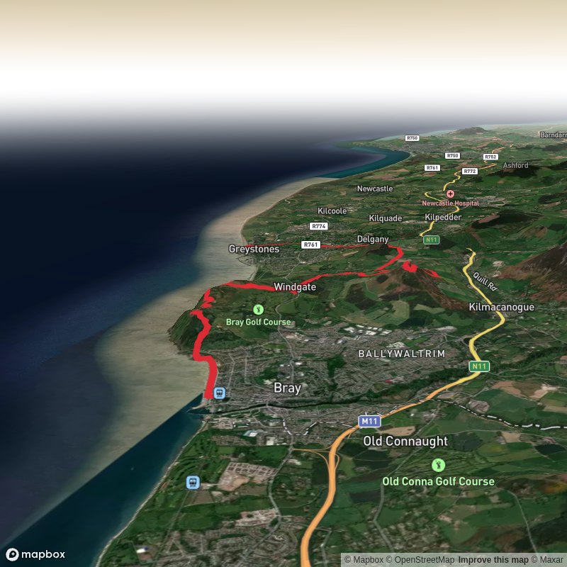 Bray to Graystones via Sugarloaf