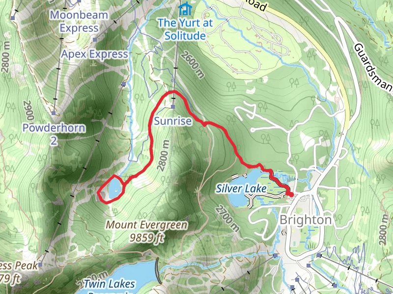Silver Lake Nature Trail and Lake Solitude Trail