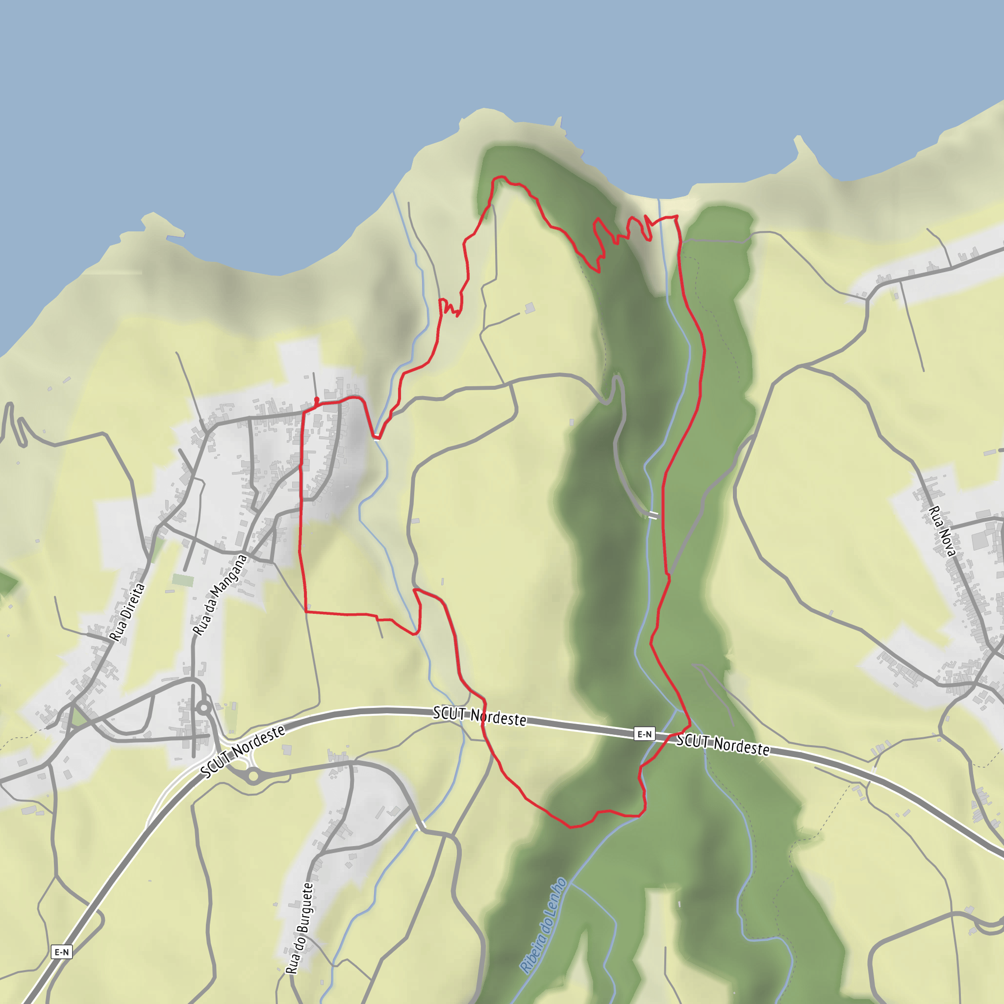 Lomba d’El-Rei - Achadinga Loop mobile static map