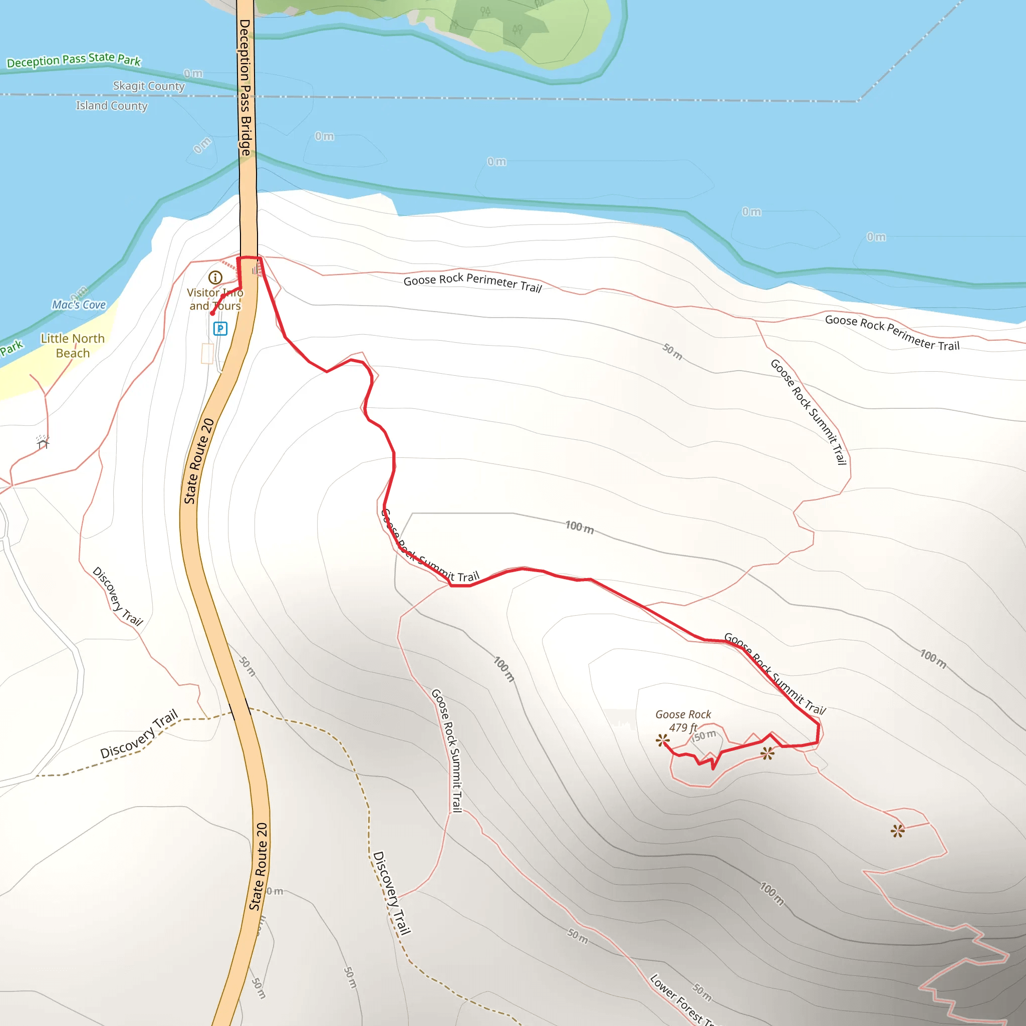 Goose Rock mobile static map