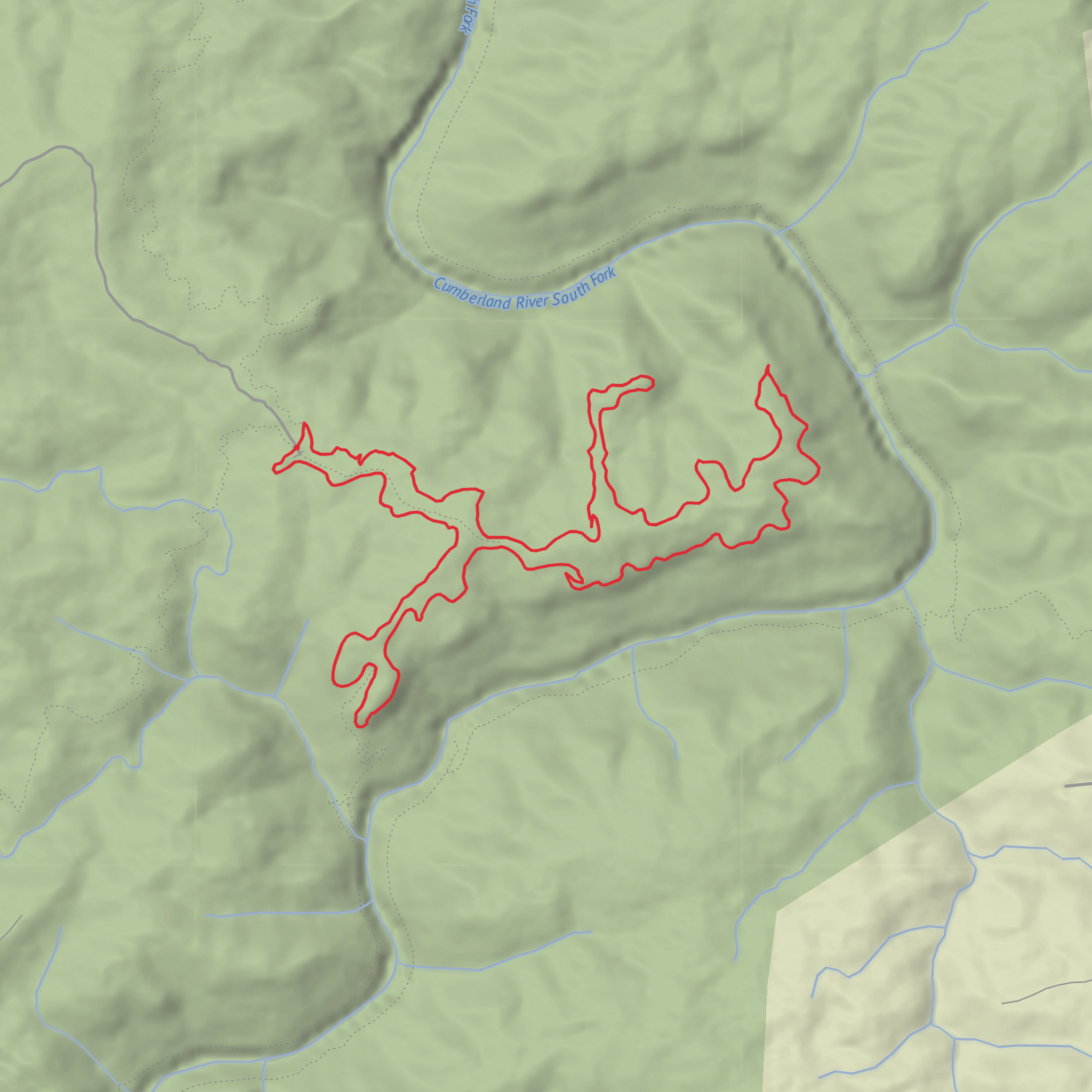 Angel Falls Overlook via Grand Gap Loop mobile static map