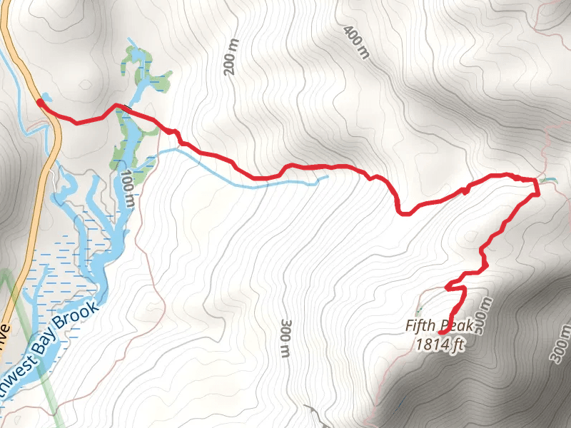 Fifth Peak via Five Mile Point Trail