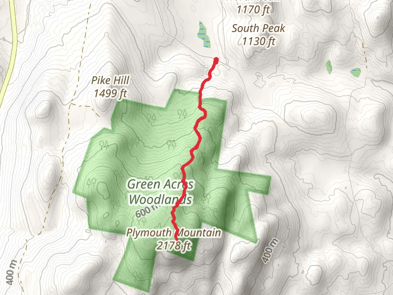 Plymouth Mountain via Sutherland Trail