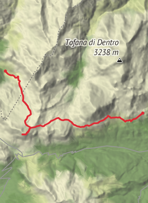 Alta via 1, day 3 mobile static map