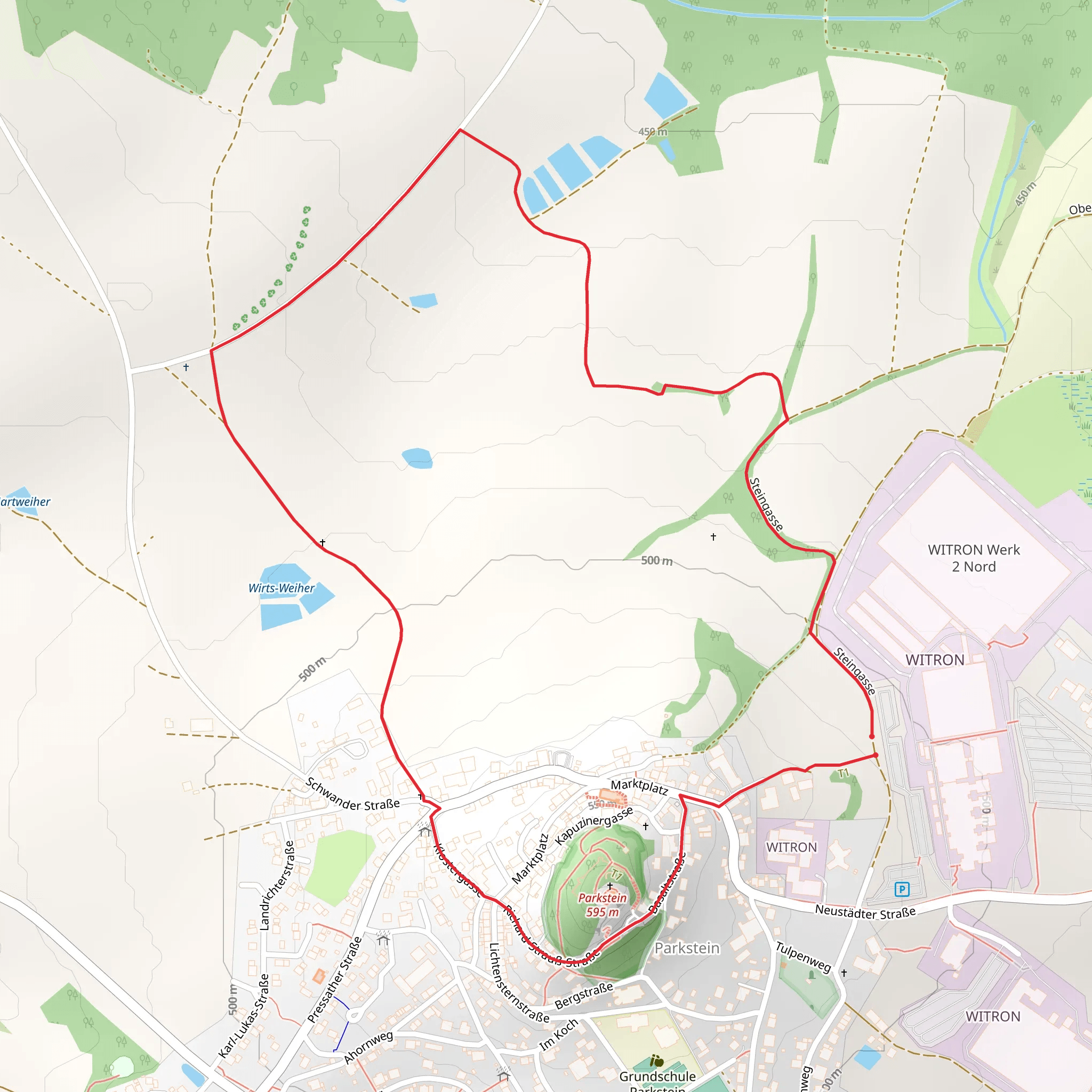Steingasse Loop mobile static map