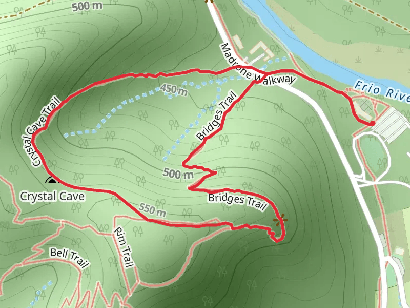 Bridges and Crystal Cave Loop Trail