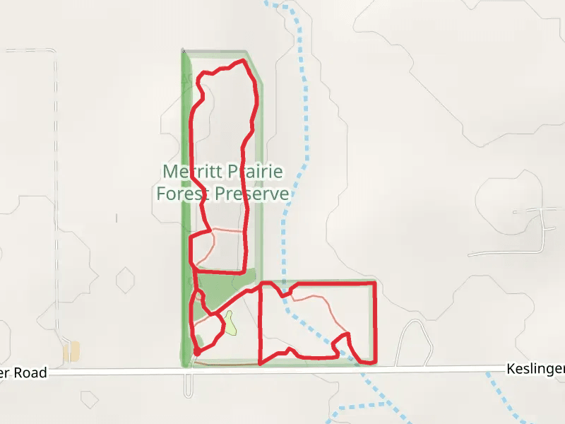 Merritt Prairie Forest Preserve Loop