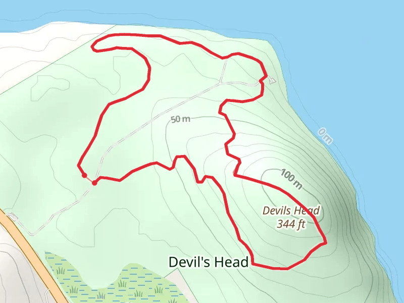 Devil's Head Trail and Shoreline Bluffs Trail Loop