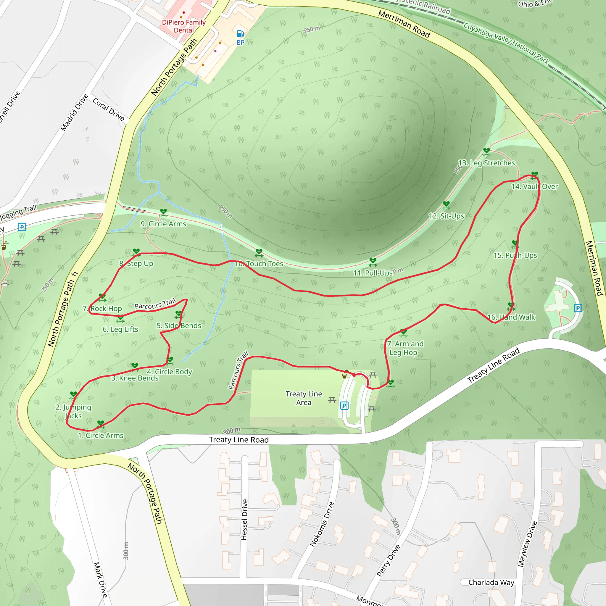 Buckeye - Parcours Loop Trail mobile static map