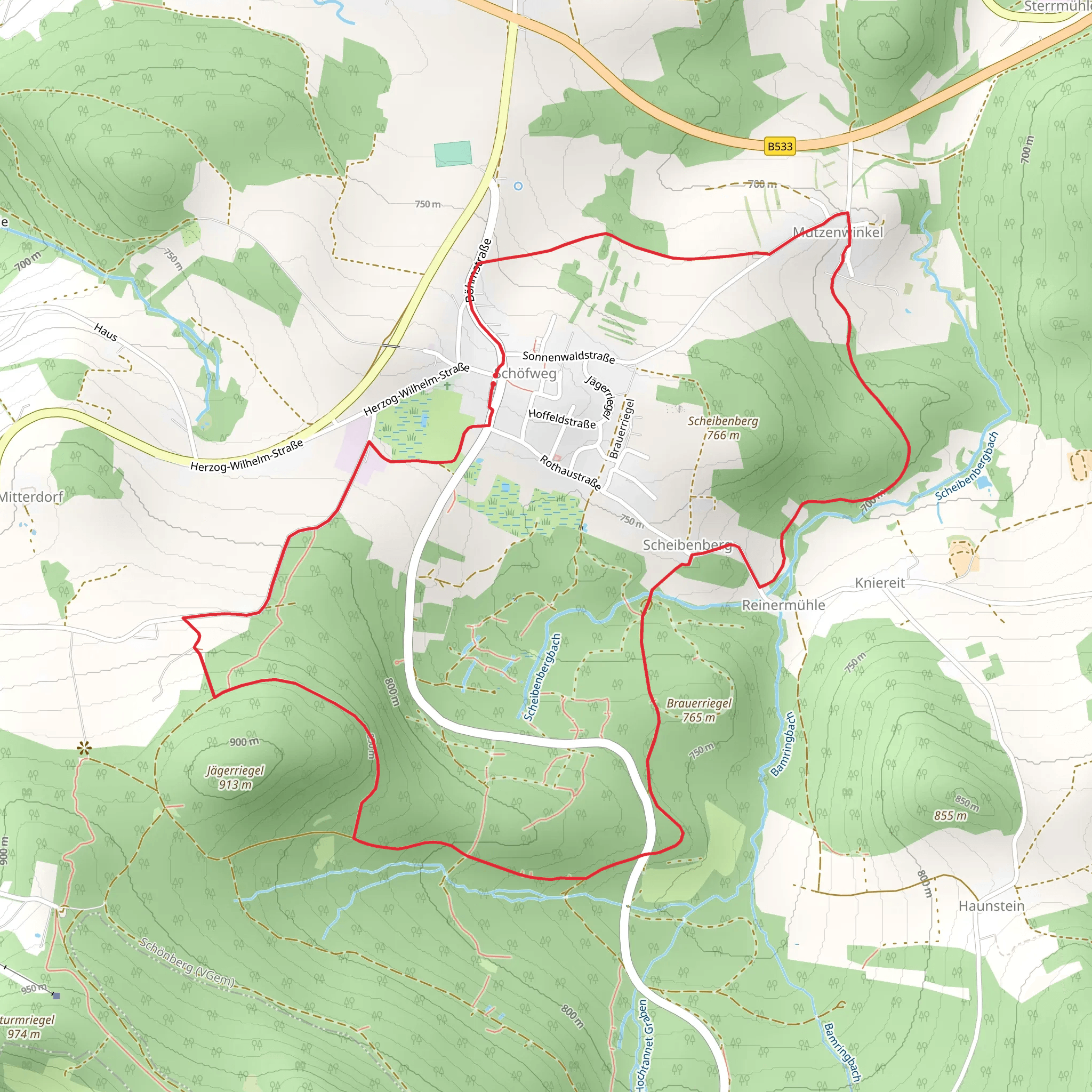 Riegelrunde mobile static map