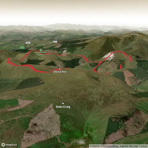 White Shank, Smidhop Hill, Capel Fell, Wind Fell, Hopetoun Craig and Ettrick Pen Loop