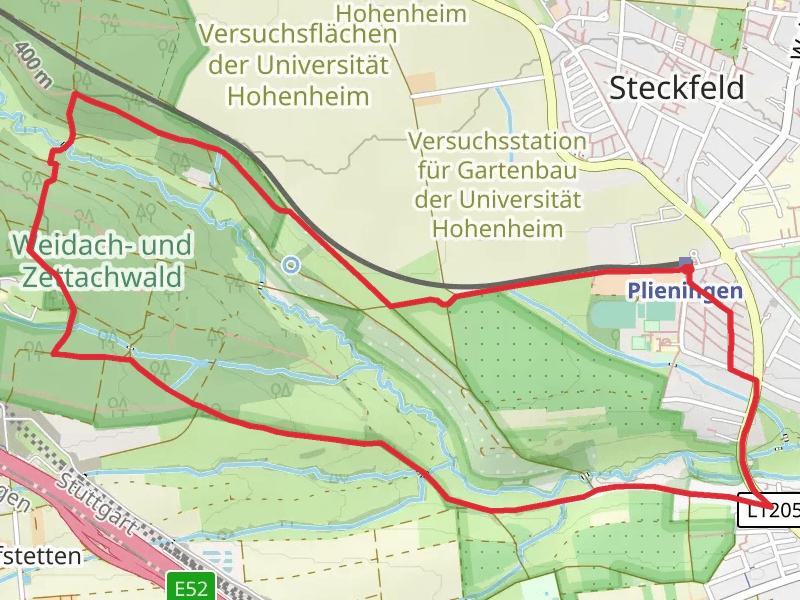 Weidach- und Zettachwald Loop