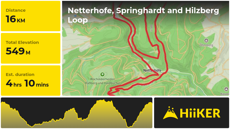 Netterhofe, Springhardt and Hilzberg Loop | Mayen-Koblenz | Germany