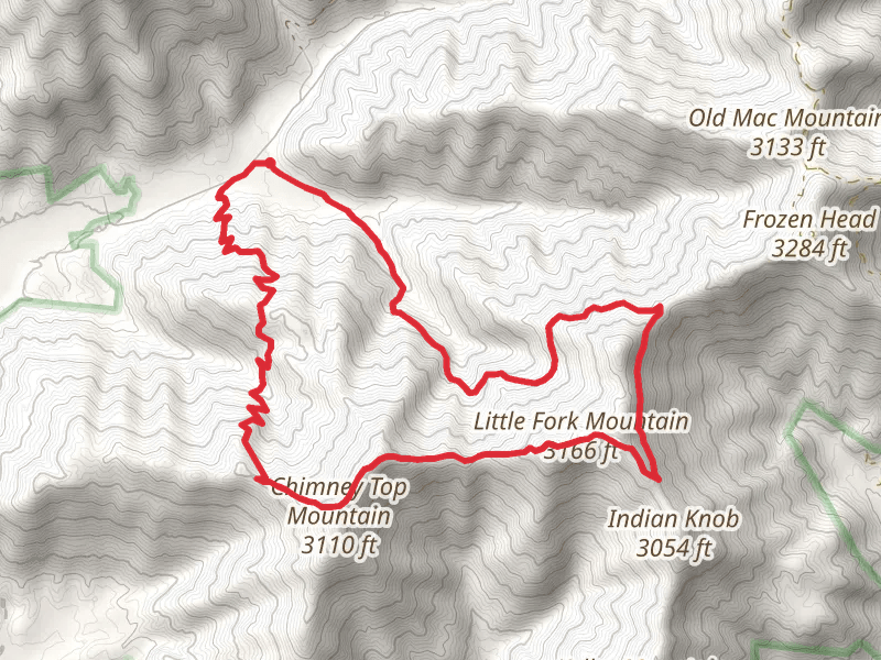 Spicewood, Little Fork Mountain and Chimney Top Loop Trail