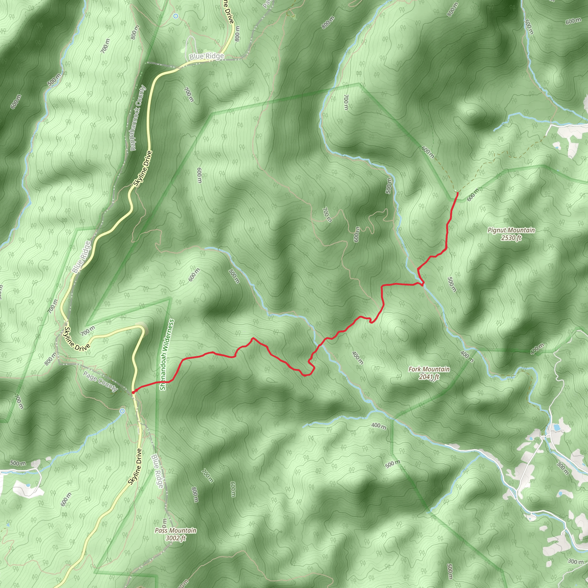 Hull School Trail mobile static map