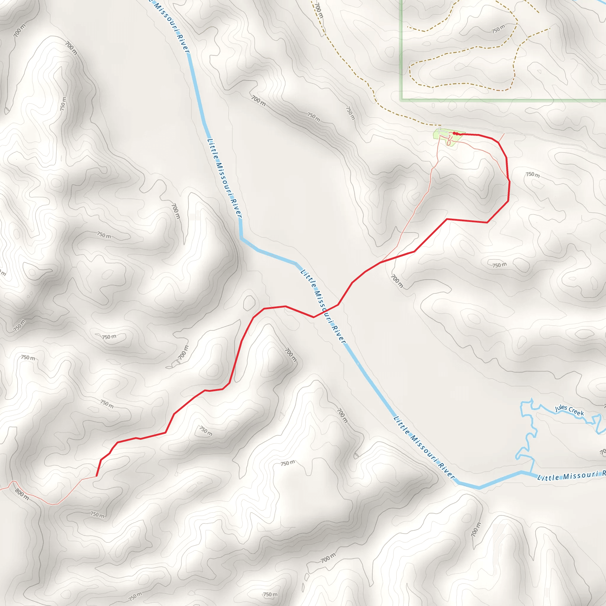 Mike Auney Shortcut Trail mobile static map