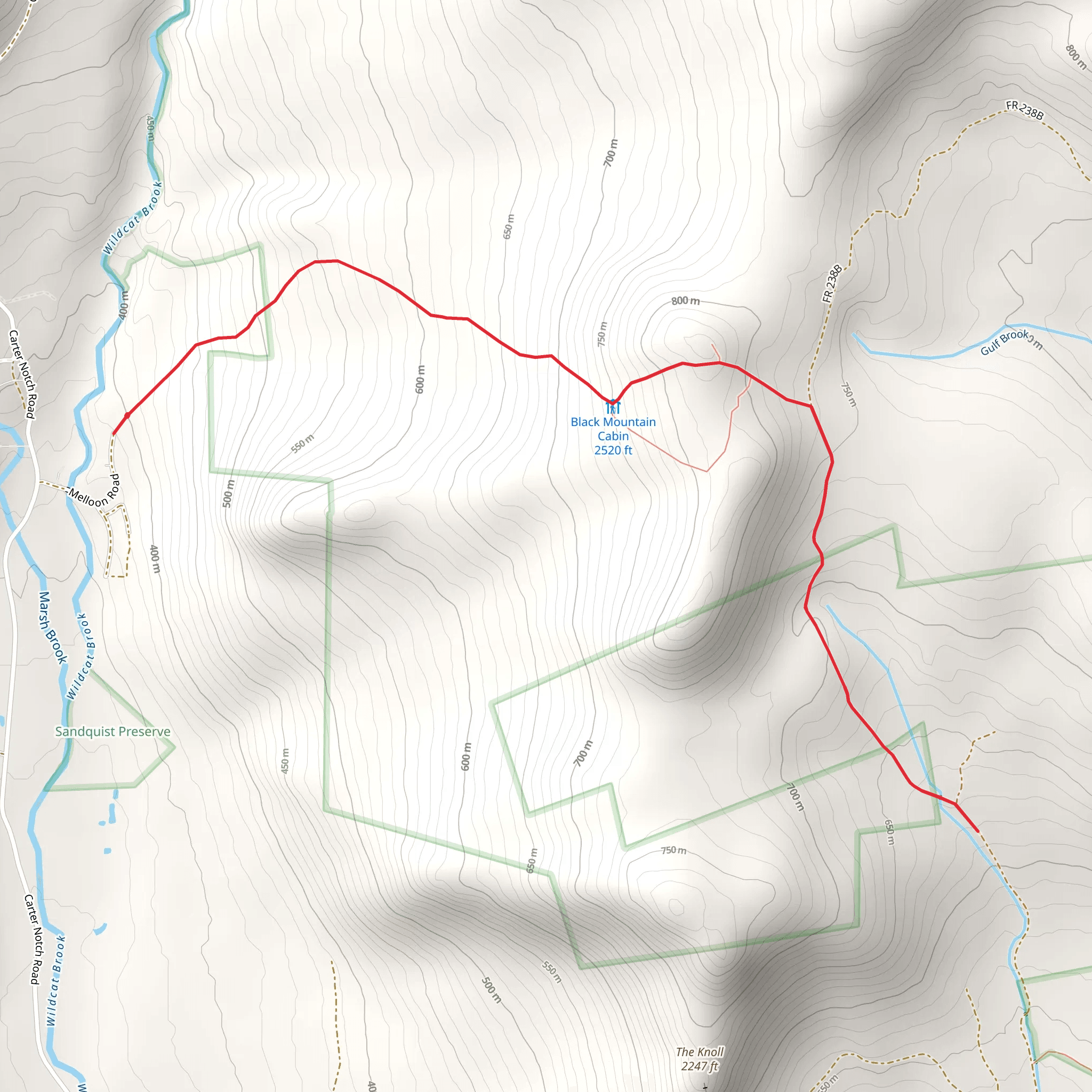 East Pasture Trail mobile static map