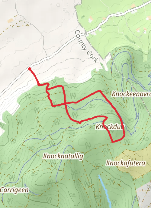 Weiter wandern Ballinaboola Loop mobile static map