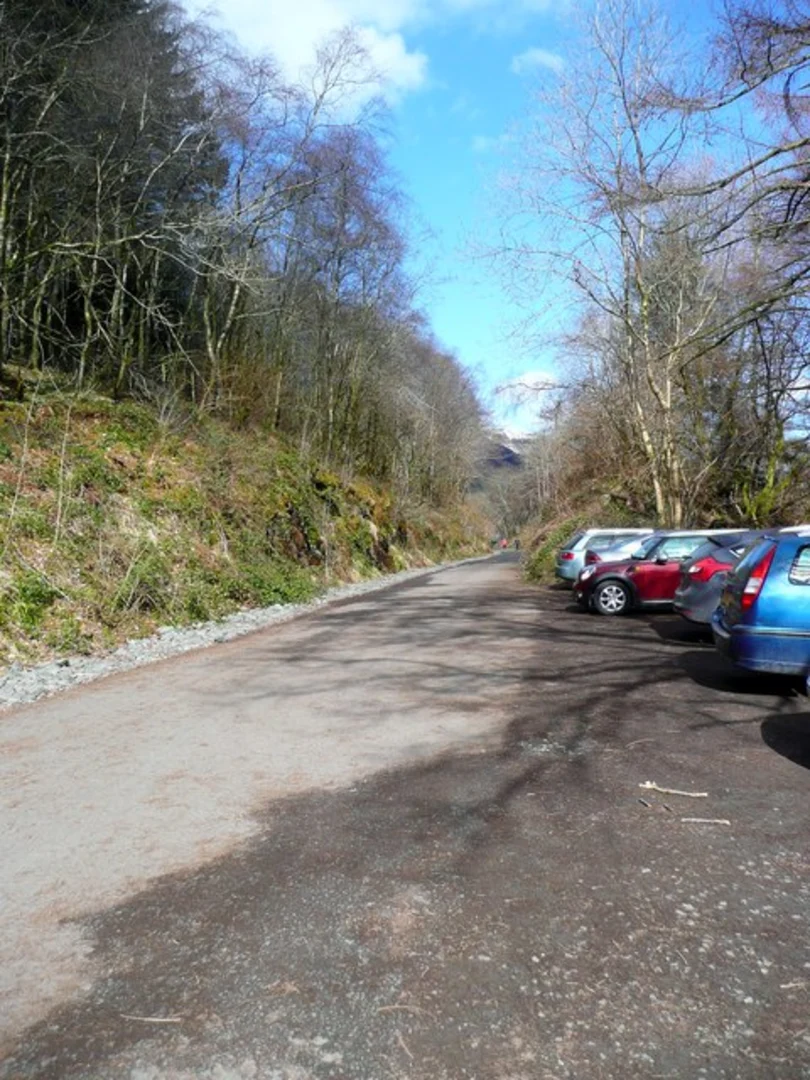 An image depicting the trail Ben Ledi near Callander and its surrounding area.