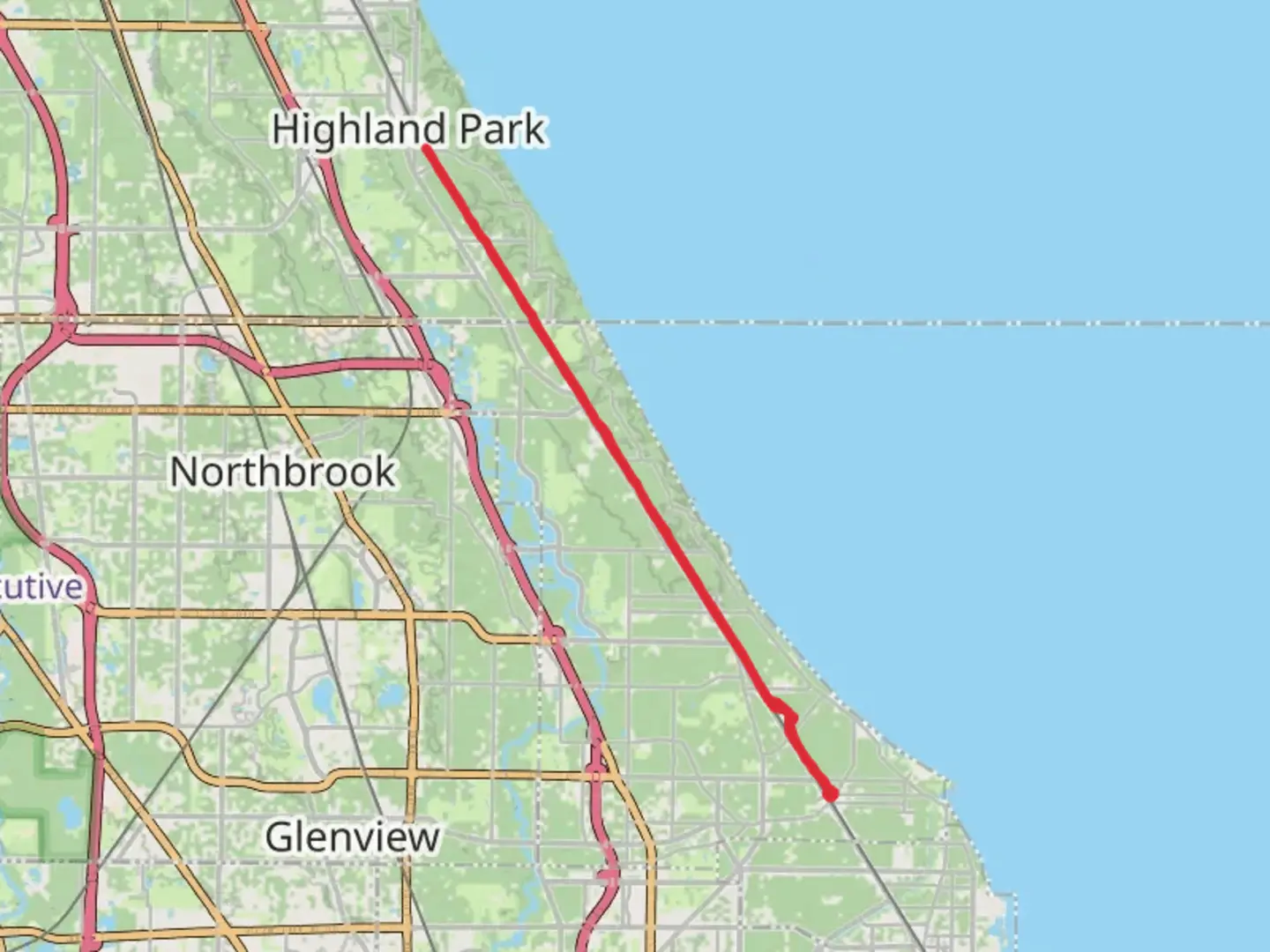 An image depicting the trail Green Bay Trail and its surrounding area.
