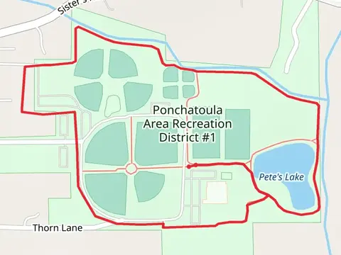 Pete's Lake and Ponchatoula Area recreation Loop