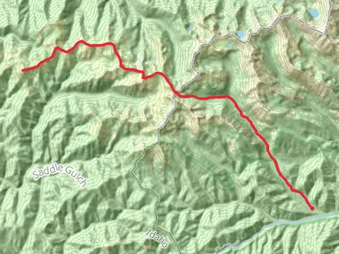 Burnt Strip Mountain via Watchtower Creek Trail