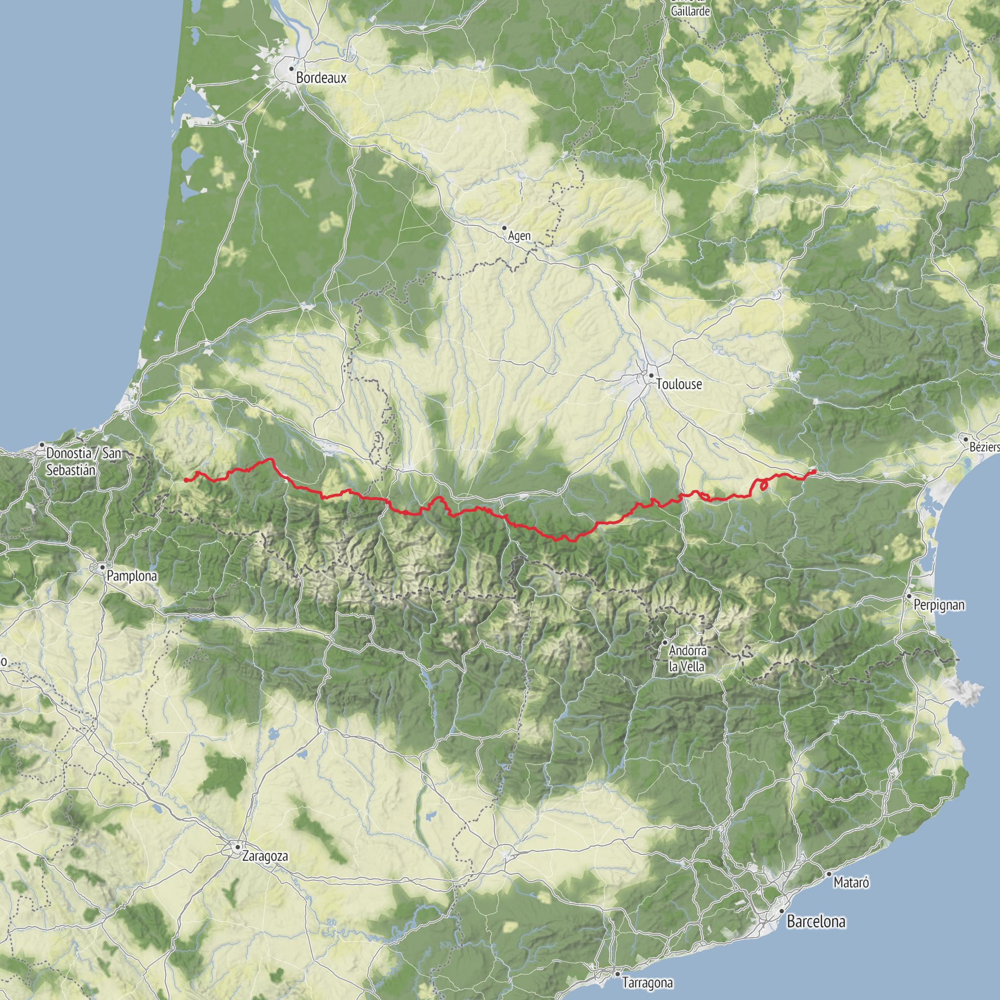 GR 78 - Sentier de Piémont mobile static map