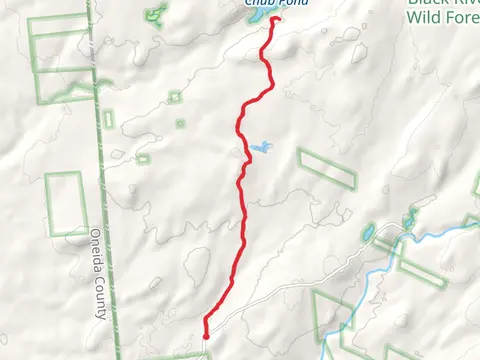 Chub pond and Stone Dam Lake Trail