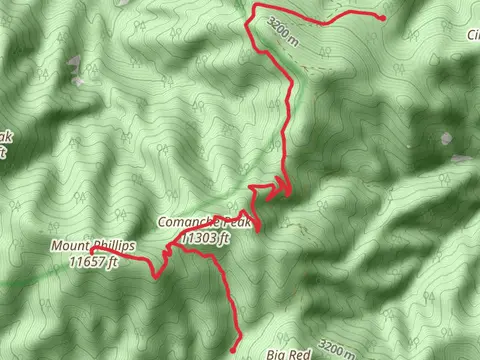 Whistle Punk Camp, Mount Philips and Red Hills Camp