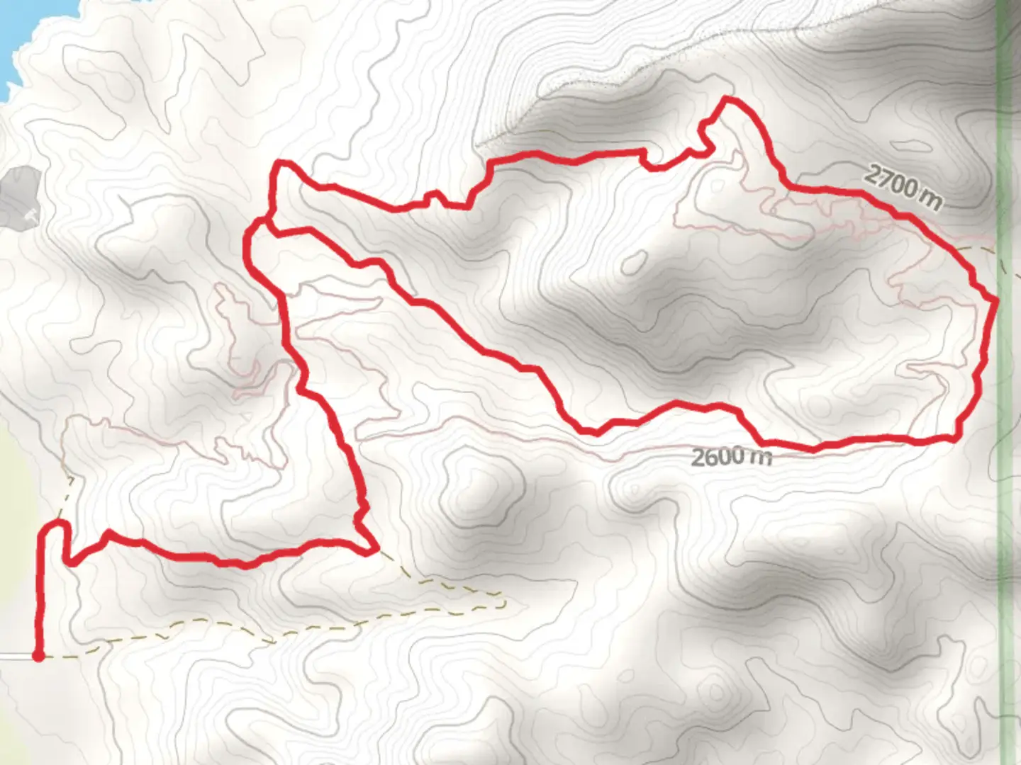 An image depicting the trail Yansing - Chinaman - Gulch Loop Trail and its surrounding area.