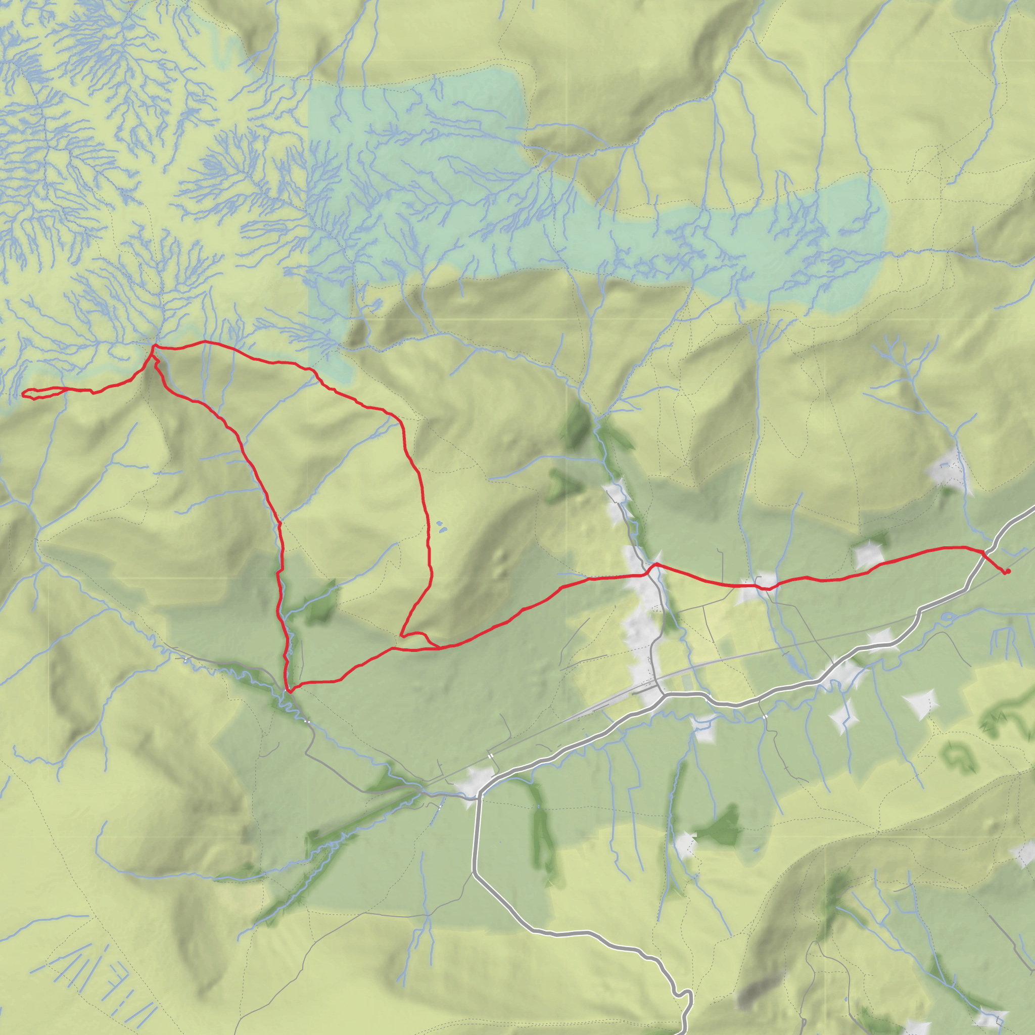 Netherbooth to Woolpacks via Crowden Clough mobile static map