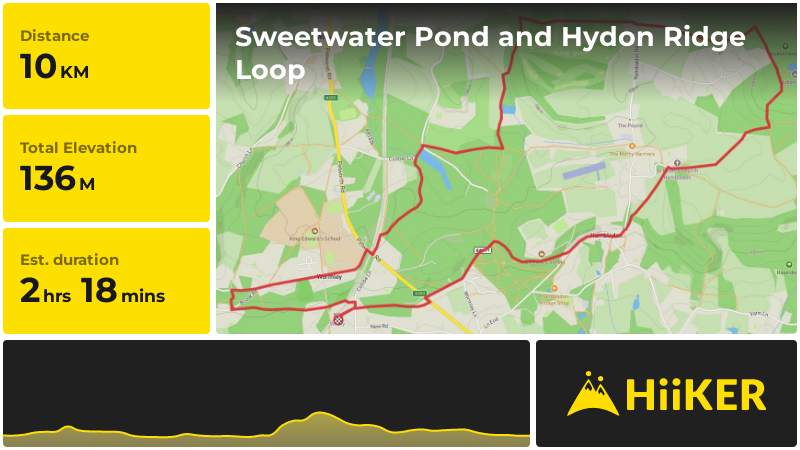 Sweetwater Pond and Hydon Ridge Loop | Surrey | England