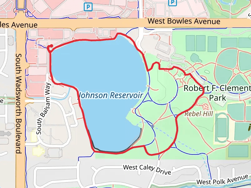 Johnson Reservoir - Rebel Hill Loop
