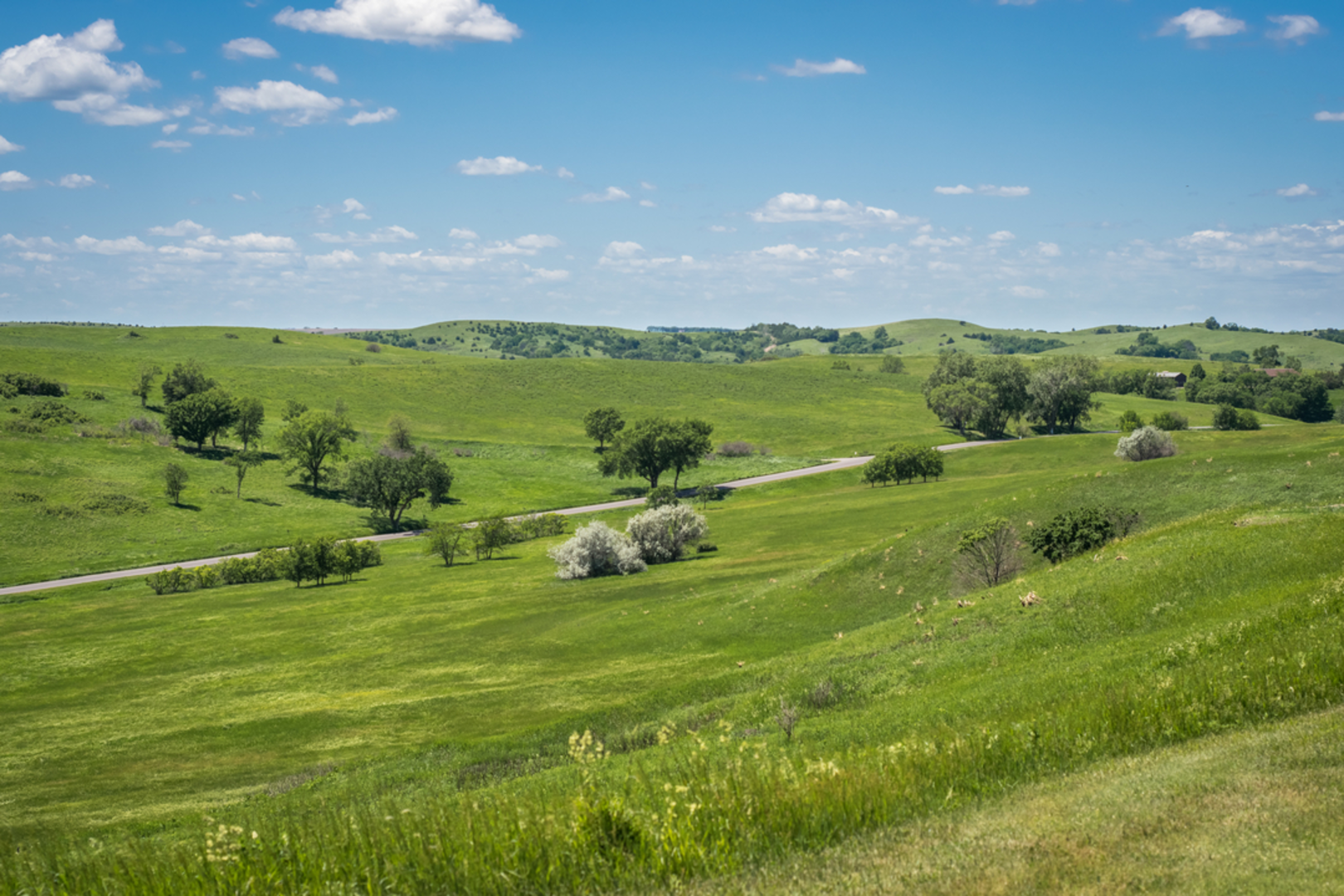 An image depicting the trail Niobrara State Park Loop and its surrounding area.