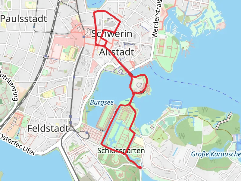 Kreuzkanal and Burggarten Loop