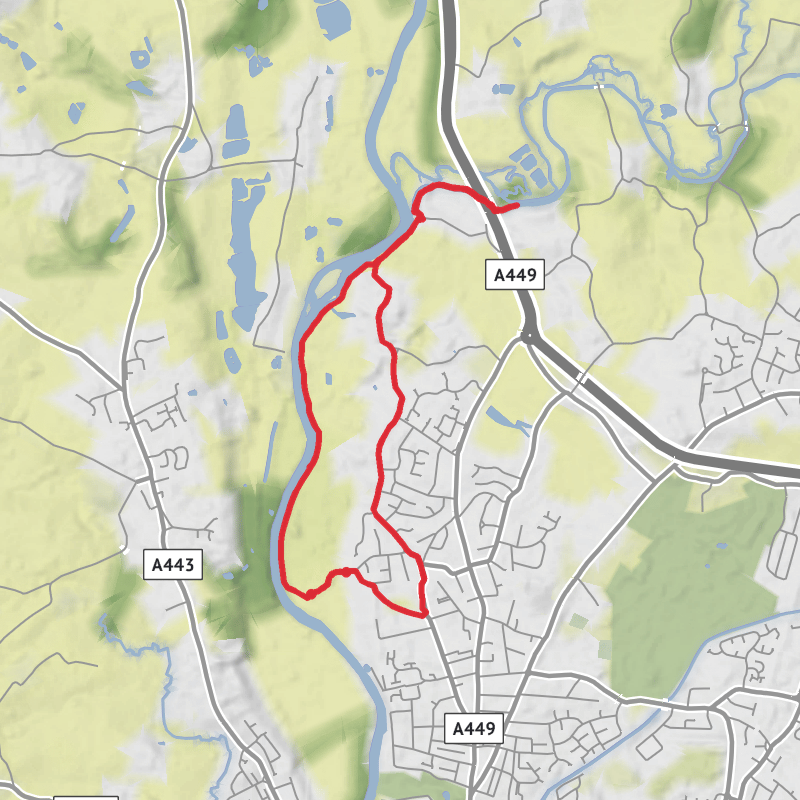 A map preview of the recording Untitled recording.