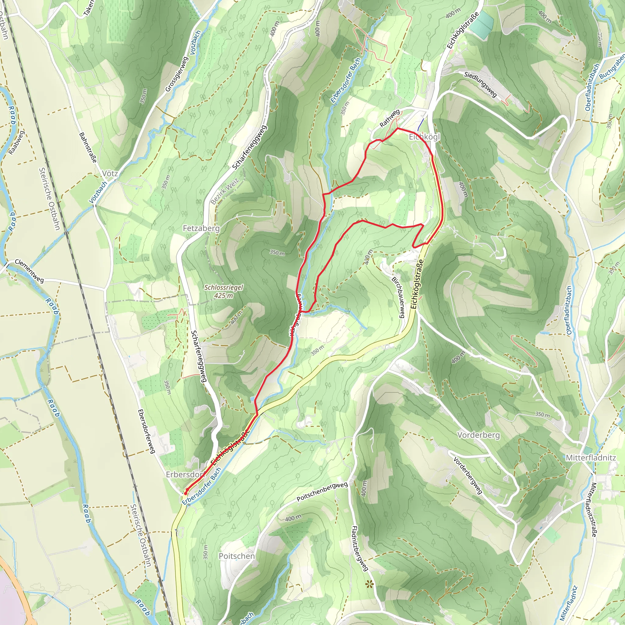 Besinnungsweg Eichkögl mobile static map